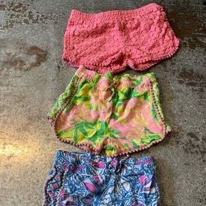3 Pairs of Lilly Pulitzer for Target Shorts Size 4T Bundle